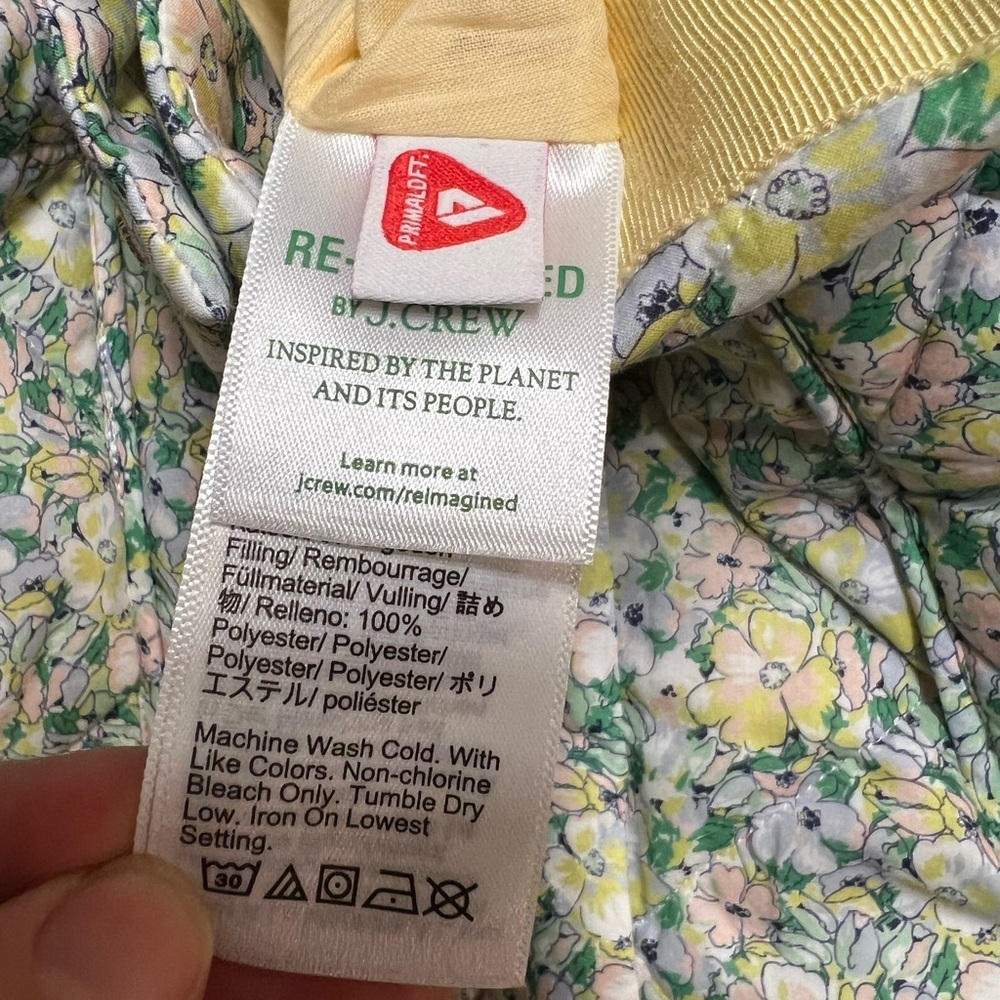 J. Crew liberty fabric Limited-edition quilted button-front mini skirt NWOT  14 - Picture 10 of 14